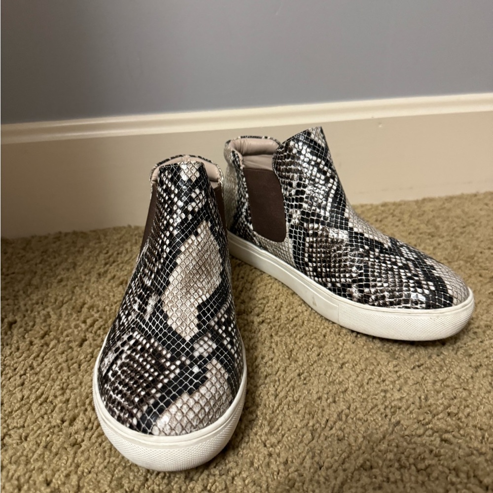 Snake skin sneakers